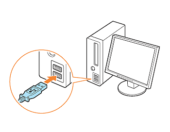 If You Want to Connect Printer and Computer with a USB Cable