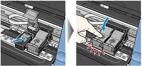 how to change ink on canon mg5320
