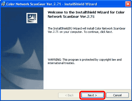color network scangear 2 cannot run at the same time
