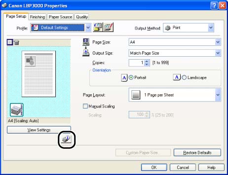 how to print test page windows 7