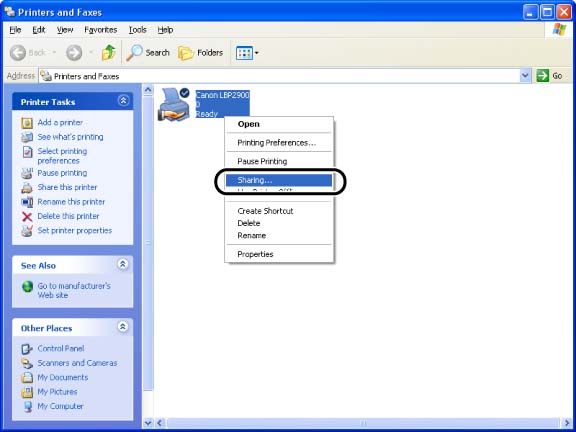 How To Configure The Print Server Windows 00 Xp Server 03