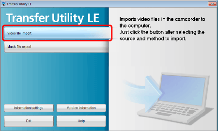 pixela transfer utility le for windows 7