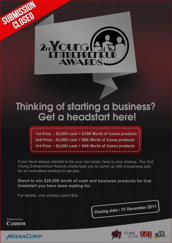 Young Entrepreneur Awards 2011: It’s your Chance to Shine