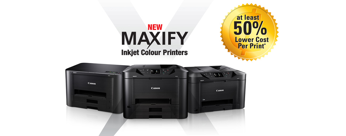 Introducing MAXIFY, Canon’s New Range of Inkjet Colour Printers