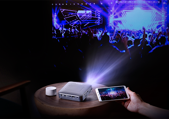 Experience Cinema On-the-go with Canon’s MP250 Wireless Mini Projector