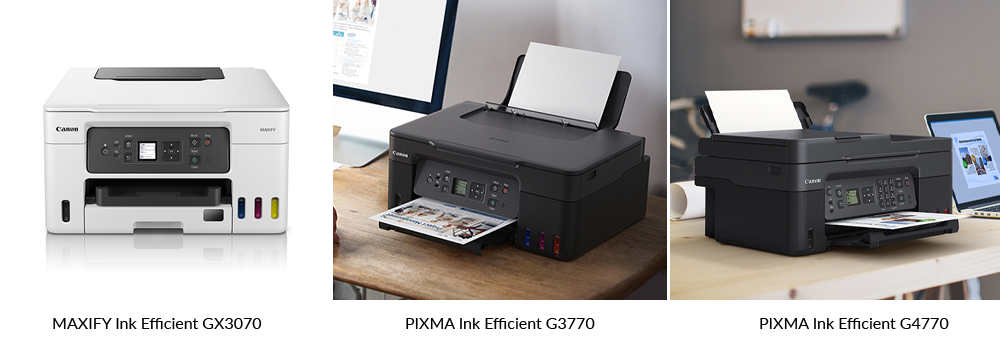 Canon Refreshes Consumer Inkjet Offerings with Three New Printers