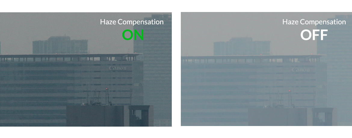 Haze Compensation