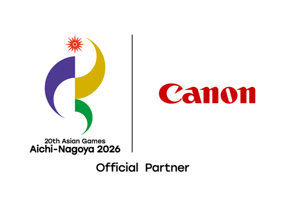 Canon Sponsors the 20<sup>th</sup> Asian Games Aichi-Nagoya 2026