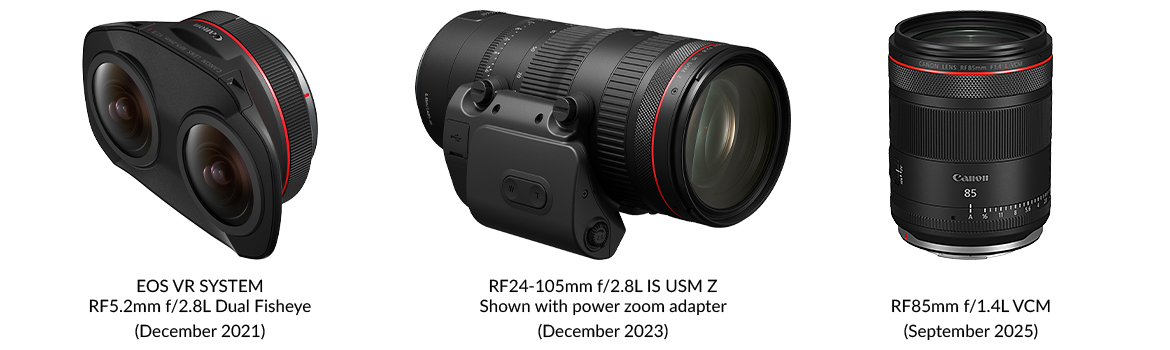 Canon's RF EF Lens Production Exceeds 170 Million Units, Extending Its World Record in Interchangeable Lens Production